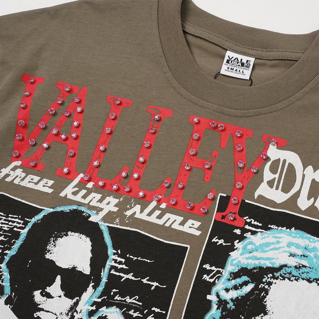 VALLEY Dreams Tour Rhinestone Graphic T-Shirt ¡ª detail