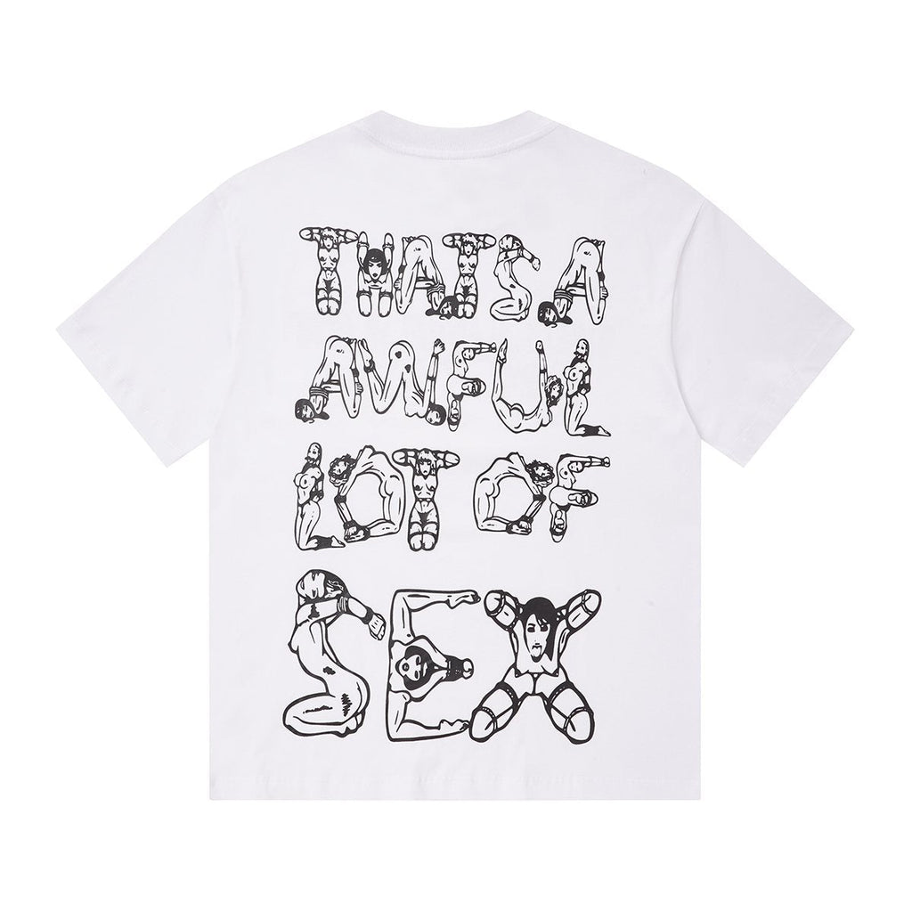 THAT'S A AWFUL LOT OF COUGH SYRUP Front & Back Graphic T-Shirt ¡ª back