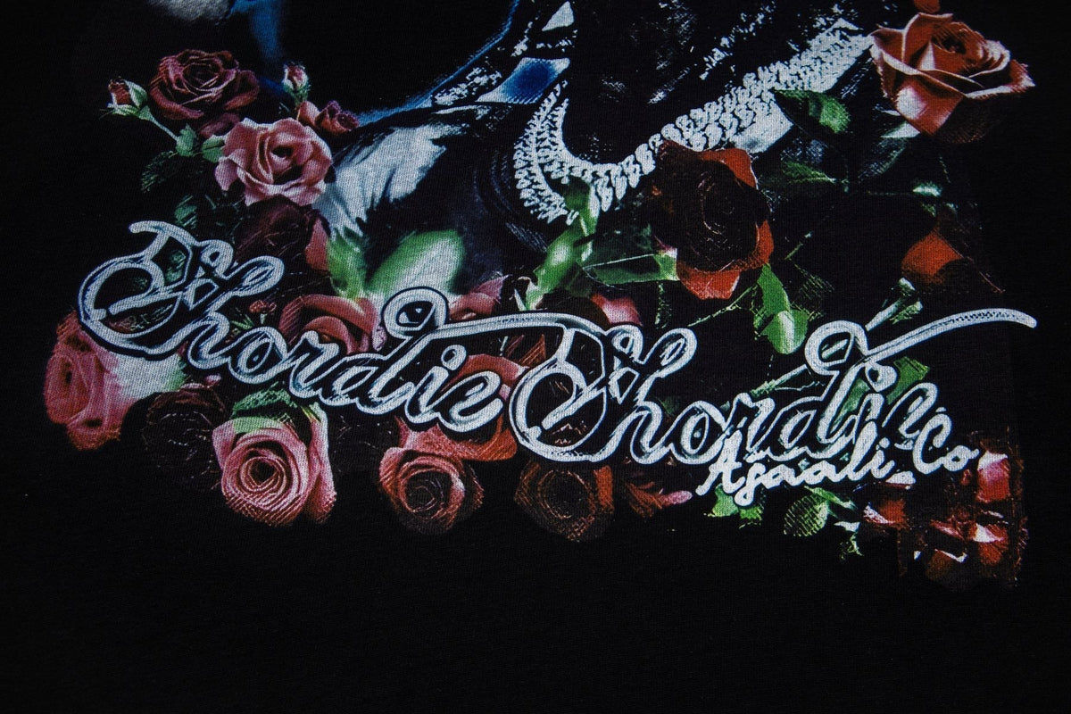 ASAALL Portrait Rose Graphic T-Shirt ¡ª detail