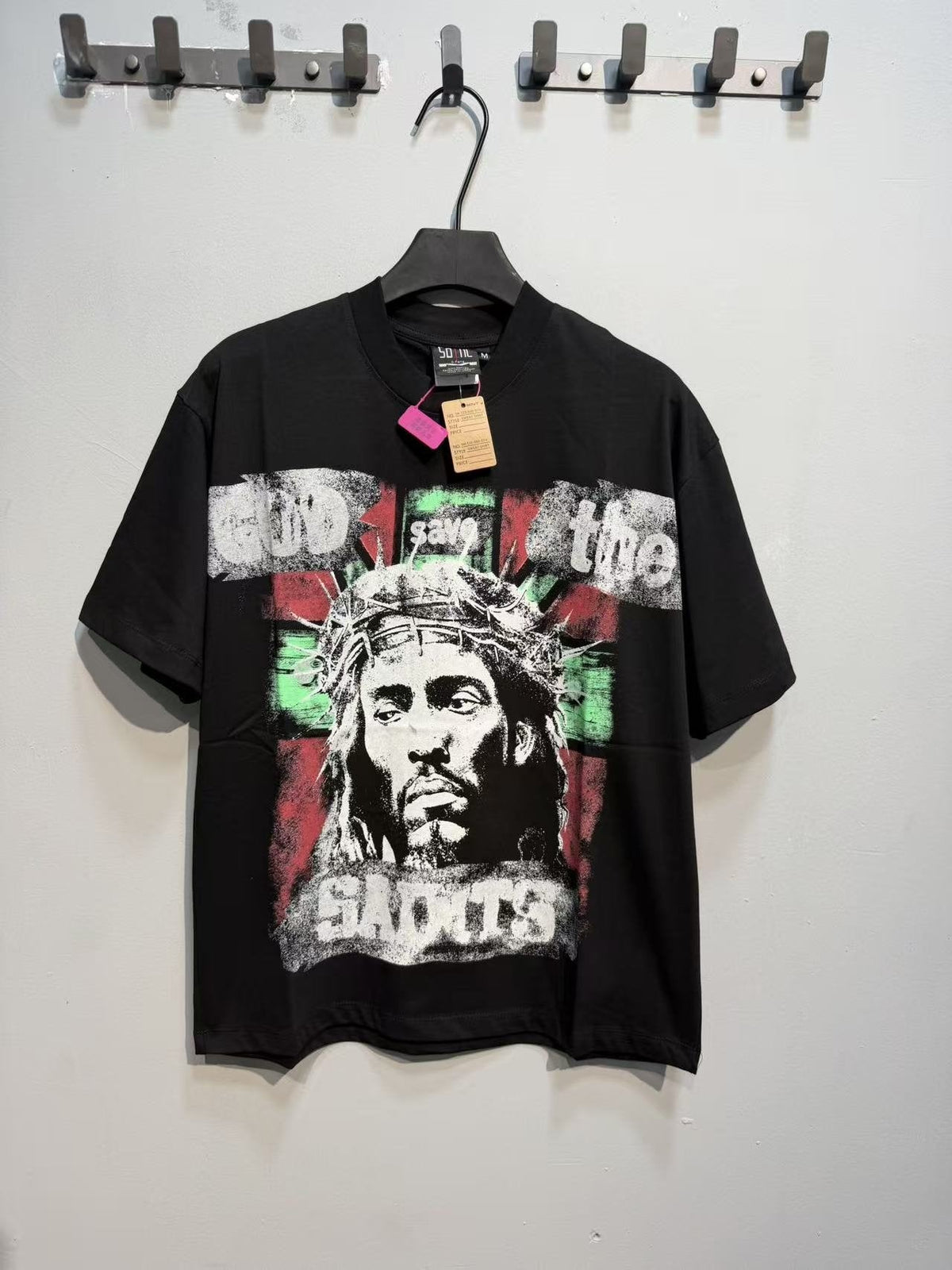 SAINT Jesus Graphic Short-Sleeve T-Shirt ¡ª front