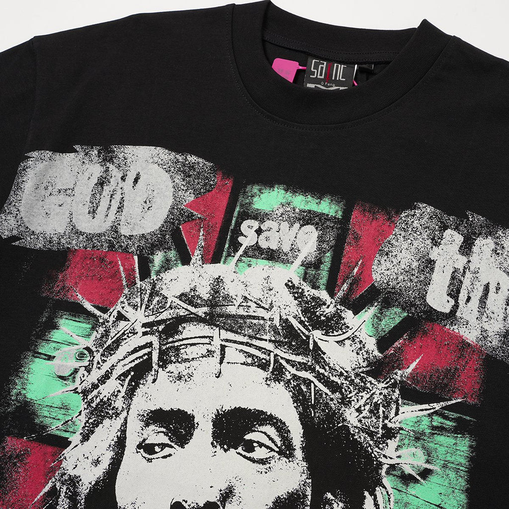 SAINT Jesus Graphic Short-Sleeve T-Shirt ¡ª detail