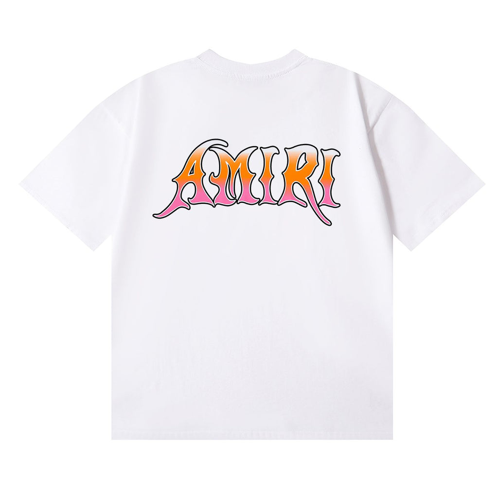 AMIRI Chest and Back Graphic Short-Sleeve T-Shirt ¡ª back