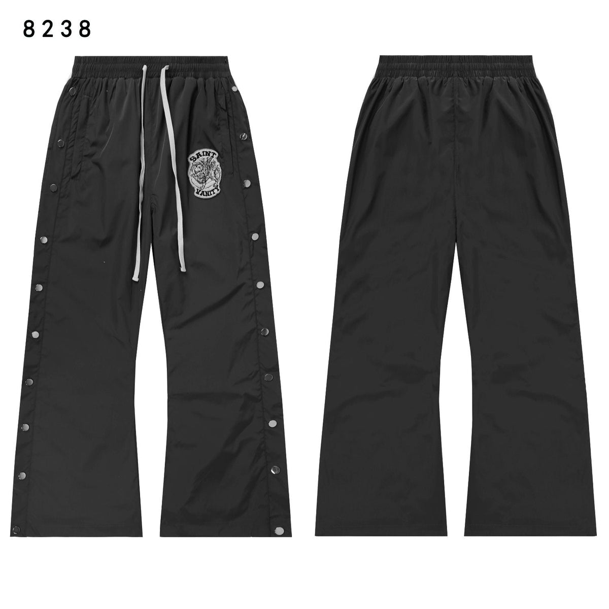 SAINT Vanity Patch Hooded Jacket & Snap-Pant Matching Set ¡ª front