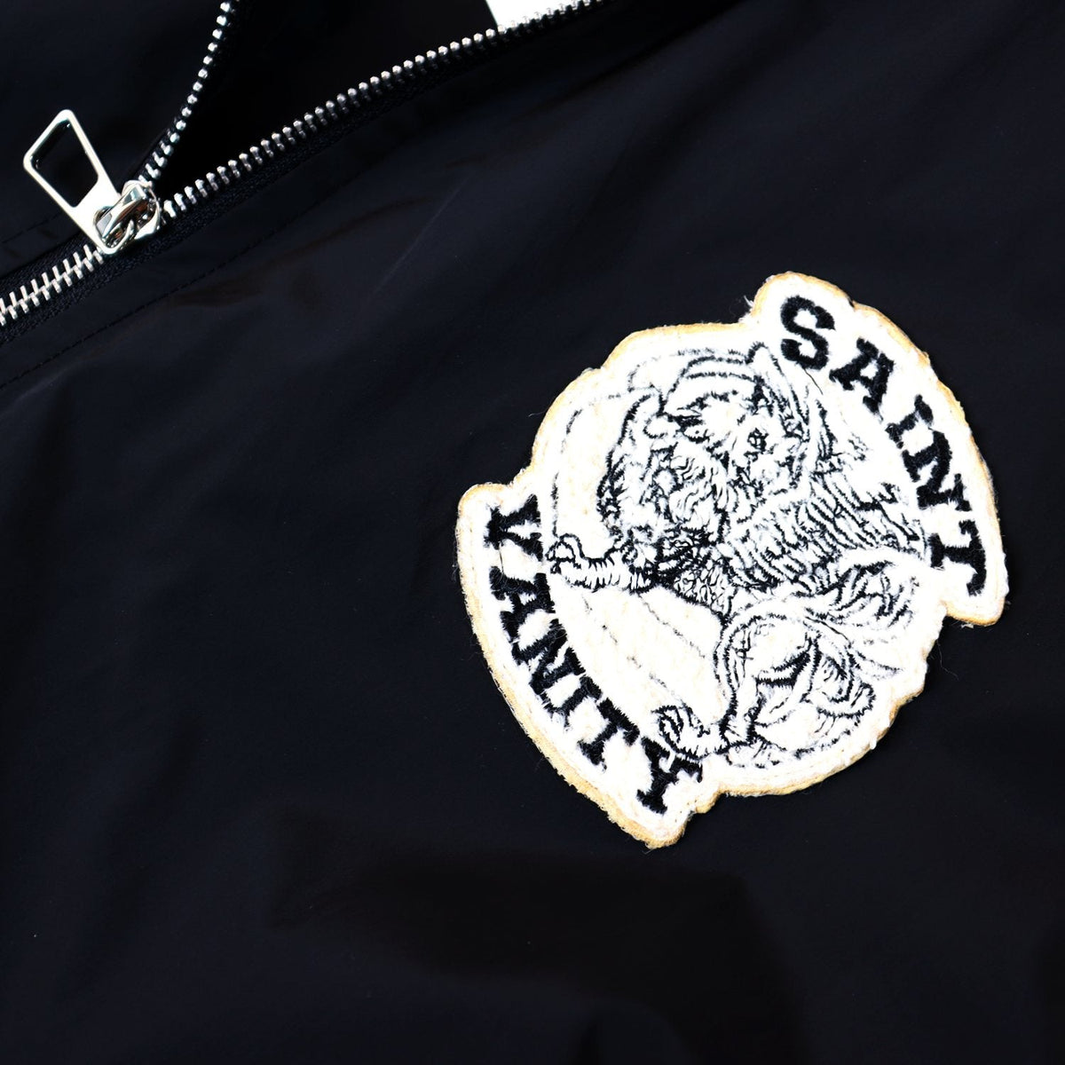 SAINT Vanity Patch Hooded Jacket & Snap-Pant Matching Set ¡ª detail