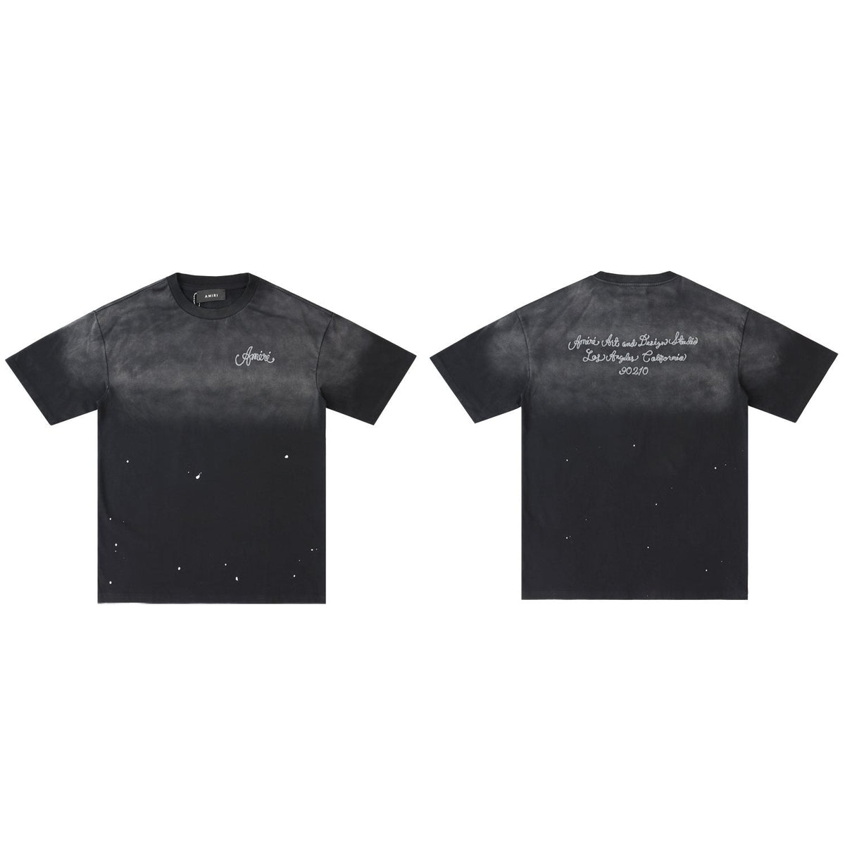AMIRI Design Studio Paint-Splatter T-Shirt ¡ª front
