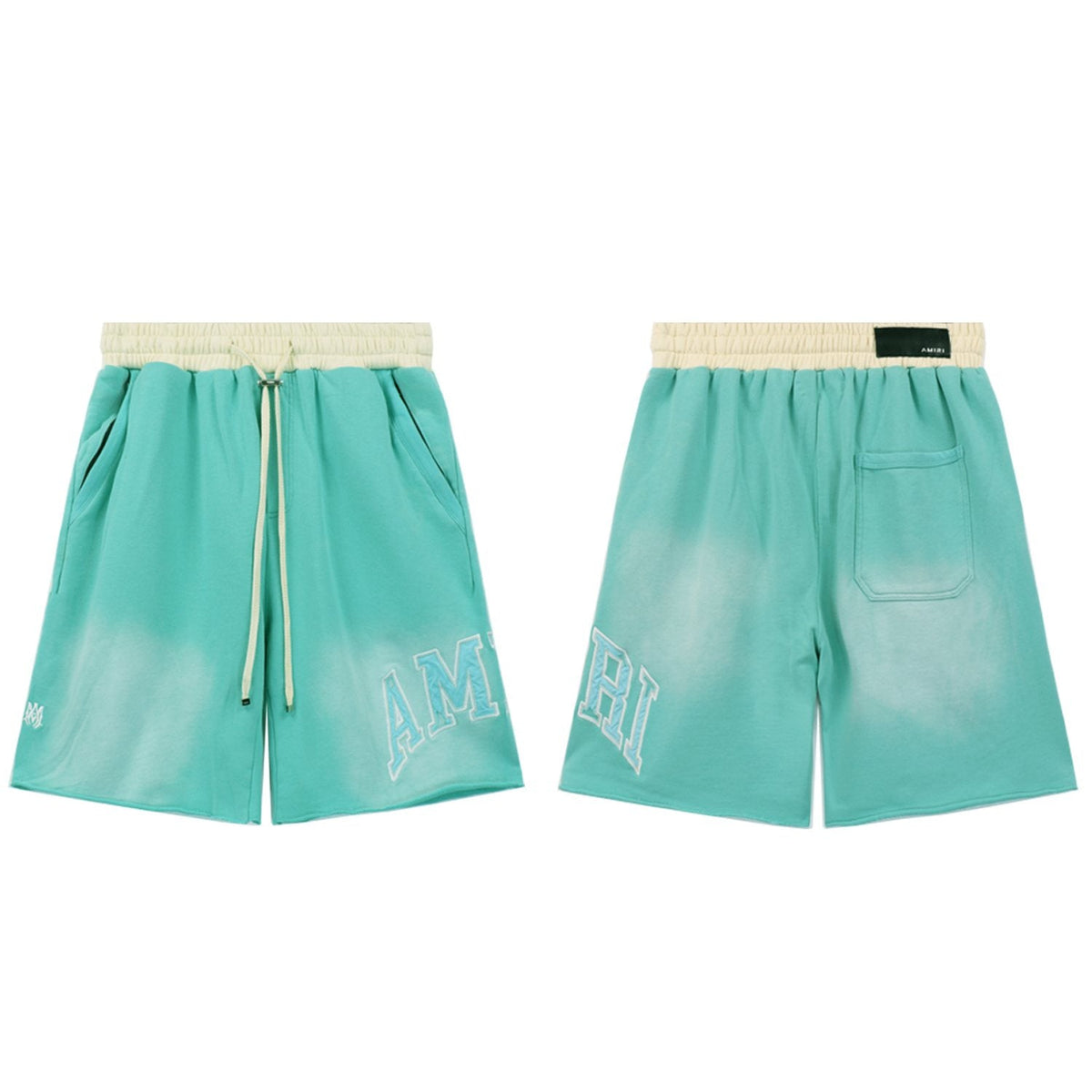 AMIRI Vintage Collegiate Graphic Shorts ¡ª front