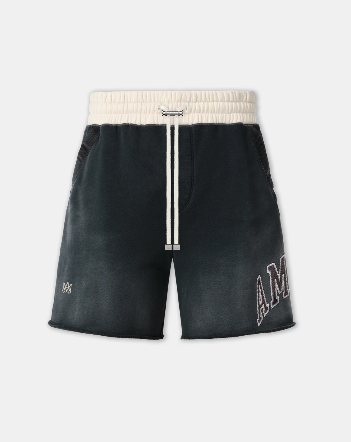 AMIRI Vintage Collegiate Graphic Shorts ¡ª front