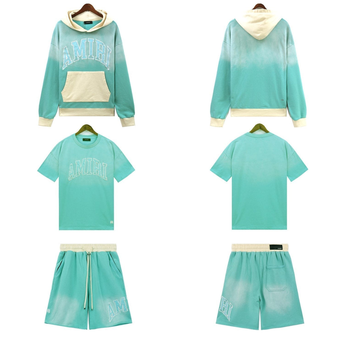 AMIRI Collegiate Wordmark Three-Piece Matching Set ¡ª front