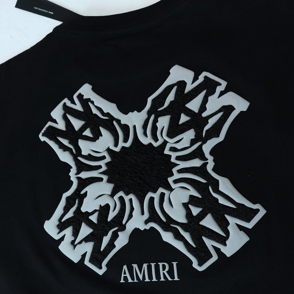 AMIRI Ice Blue Flame Graphic Short-Sleeve Set ¡ª detail