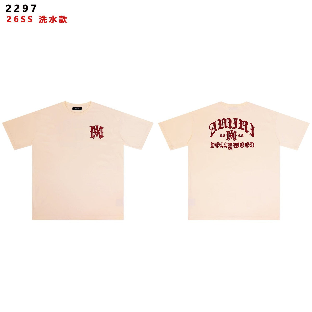 AMIRI Hollywood MA Graphic T-Shirt ¡ª front