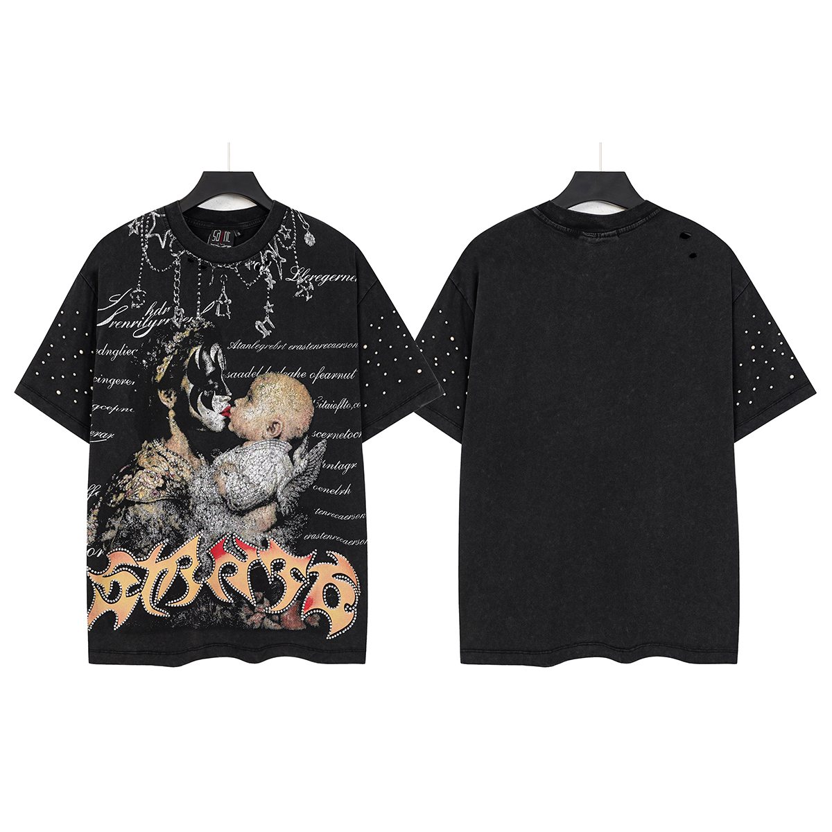SAINT Washed Rock Graphic Short-Sleeve T-Shirt ¡ª front