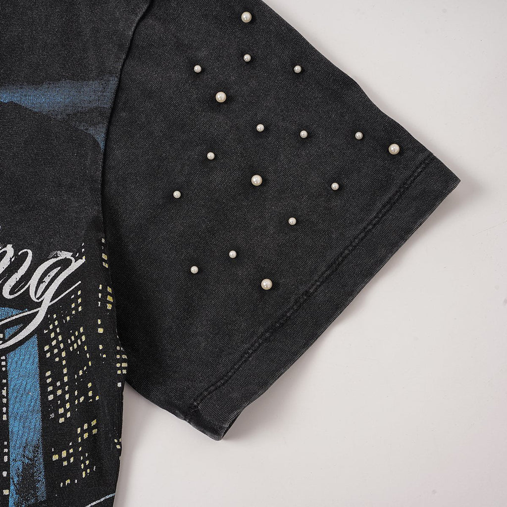 SAINT Racing Motorcycle Graphic T-Shirt ¡ª detail