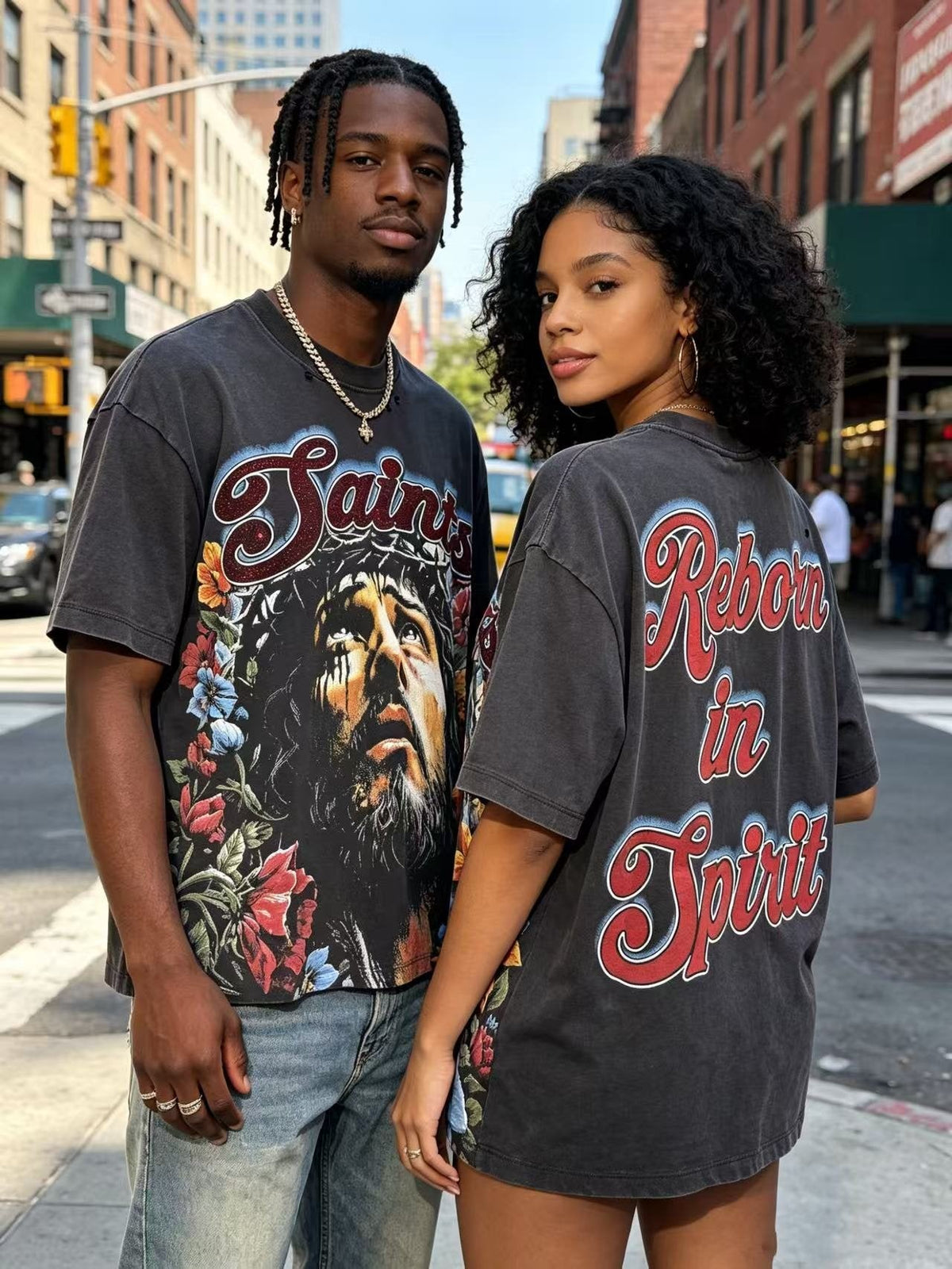 SAINT Reborn in Spirit Graphic T-Shirt ¡ª context