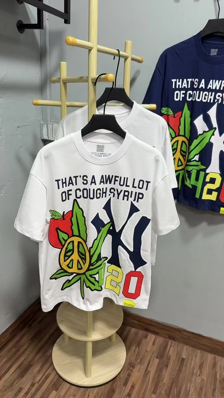 THAT'S A AWFUL LOT OF COUGH SYRUP Front & Back Graphic T-Shirt ¡ª context