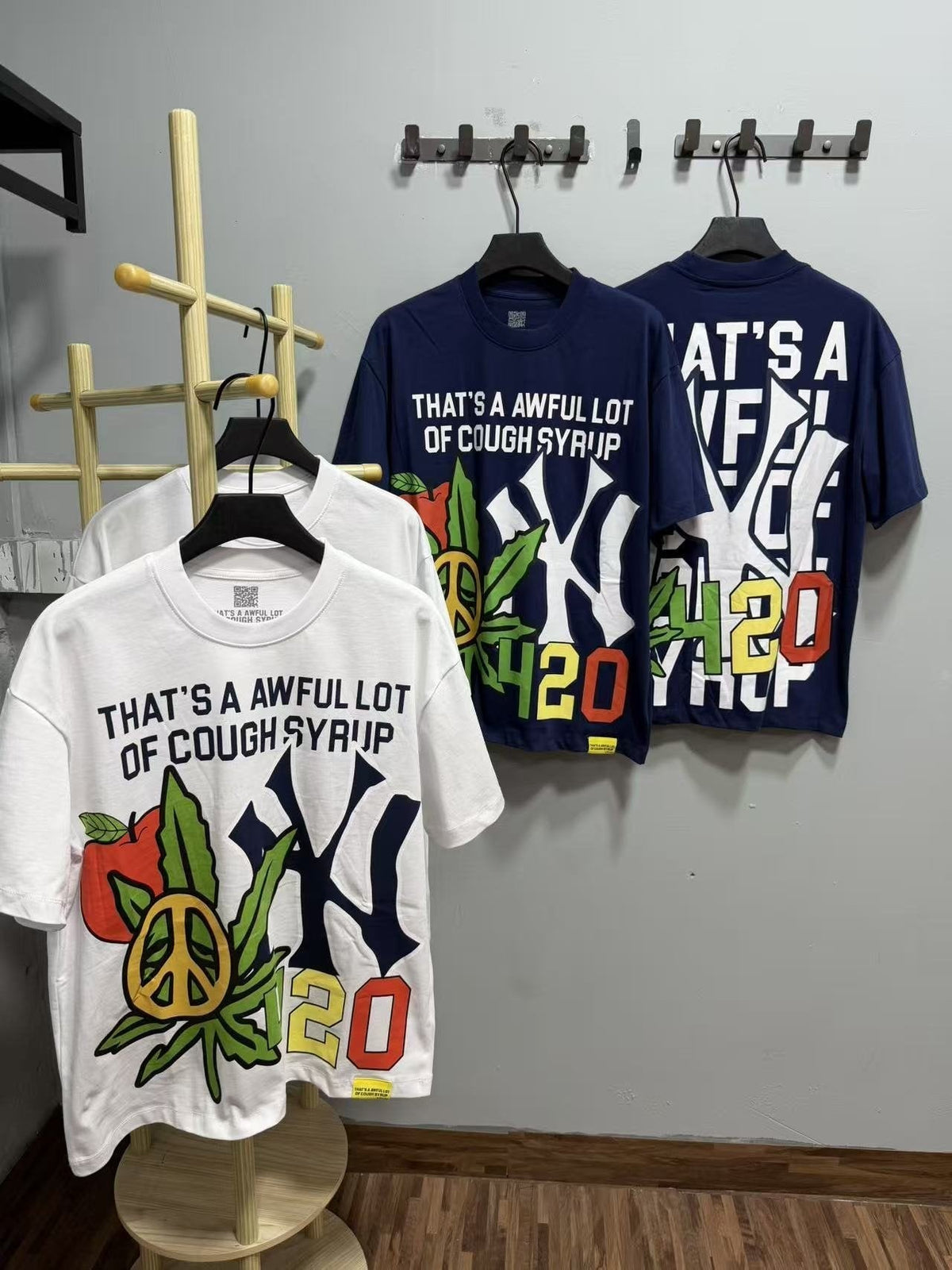 THAT'S A AWFUL LOT OF COUGH SYRUP Front & Back Graphic T-Shirt ¡ª context