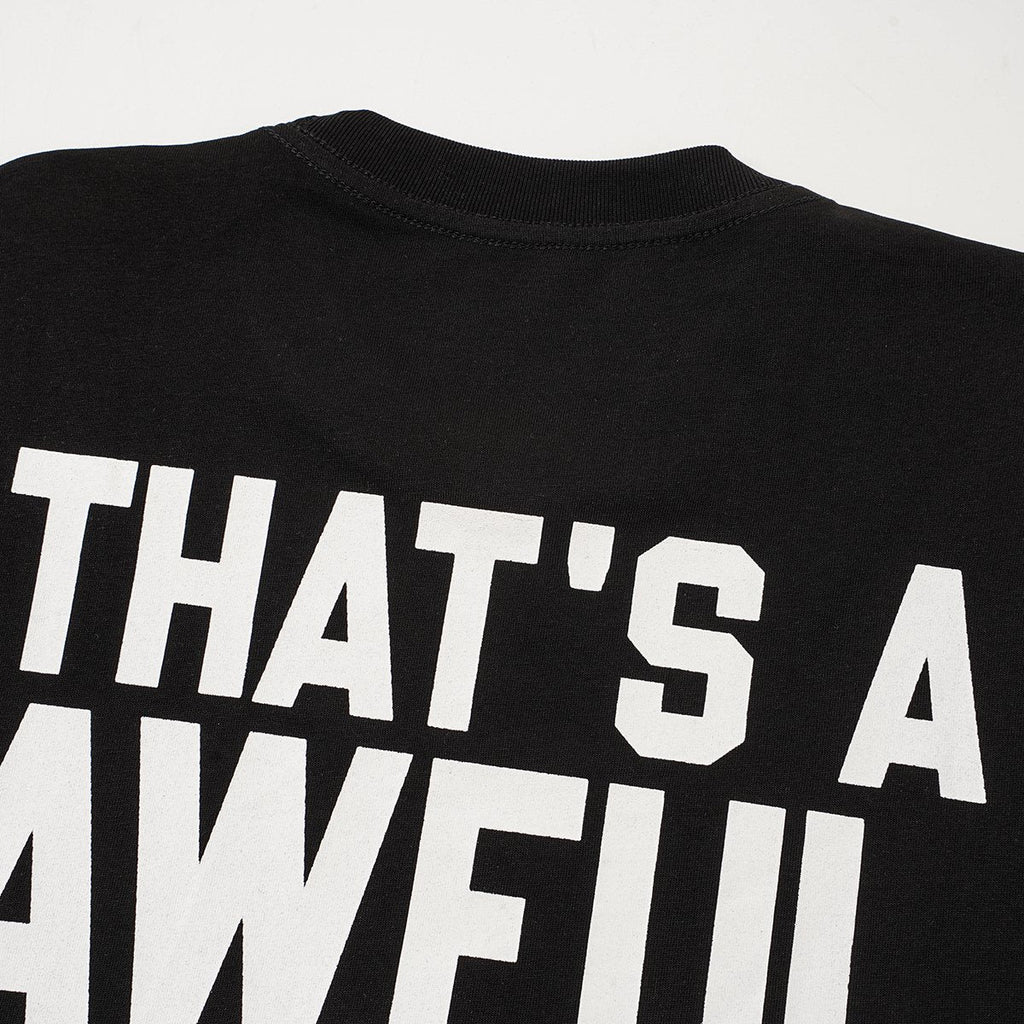 THAT'S A AWFUL LOT OF COUGH SYRUP Front & Back Graphic T-Shirt ¡ª detail