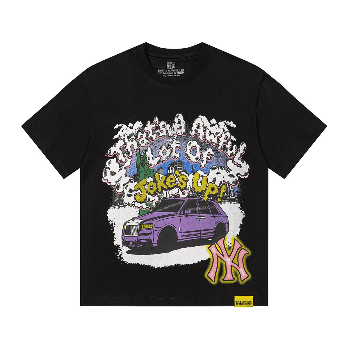 THAT'S A AWFUL LOT OF COUGH SYRUP Car Graphic T-Shirt ¡ª front