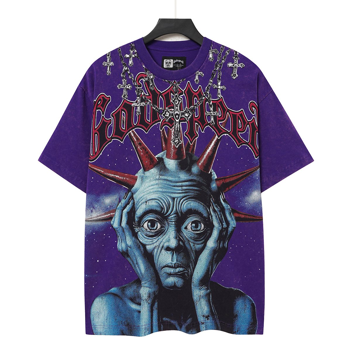 Godspeed Alien Human Graphic Short-Sleeve T-Shirt ¡ª front