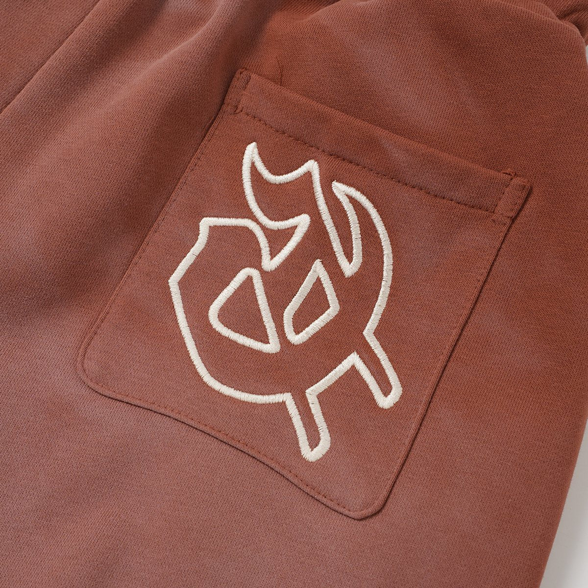 Godspeed Rear Pocket Graphic Cargo Sweat Shorts ¡ª detail
