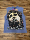 SAINT Tears & Crucifix Graphic Sleeveless T-Shirt ¡ª hero
