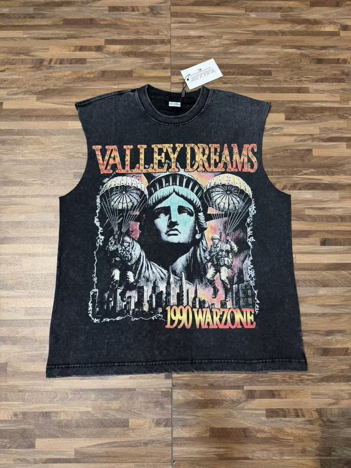 SAINT Valleydreams Graphic Sleeveless T-Shirt ¡ª front