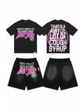 THAT'S A AWFUL LOT OF COUGH SYRUP Graphic T-Shirt & Shorts Set ¡ª hero