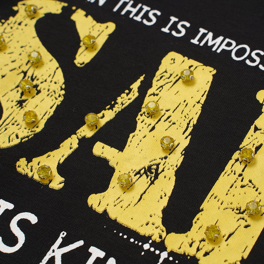 SAINT Religious Graphic Short-Sleeve T-Shirt ¡ª detail