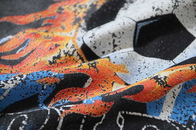 VALE USA World Cup Soccer Tiger Graphic T-Shirt ¡ª fabric_closeup
