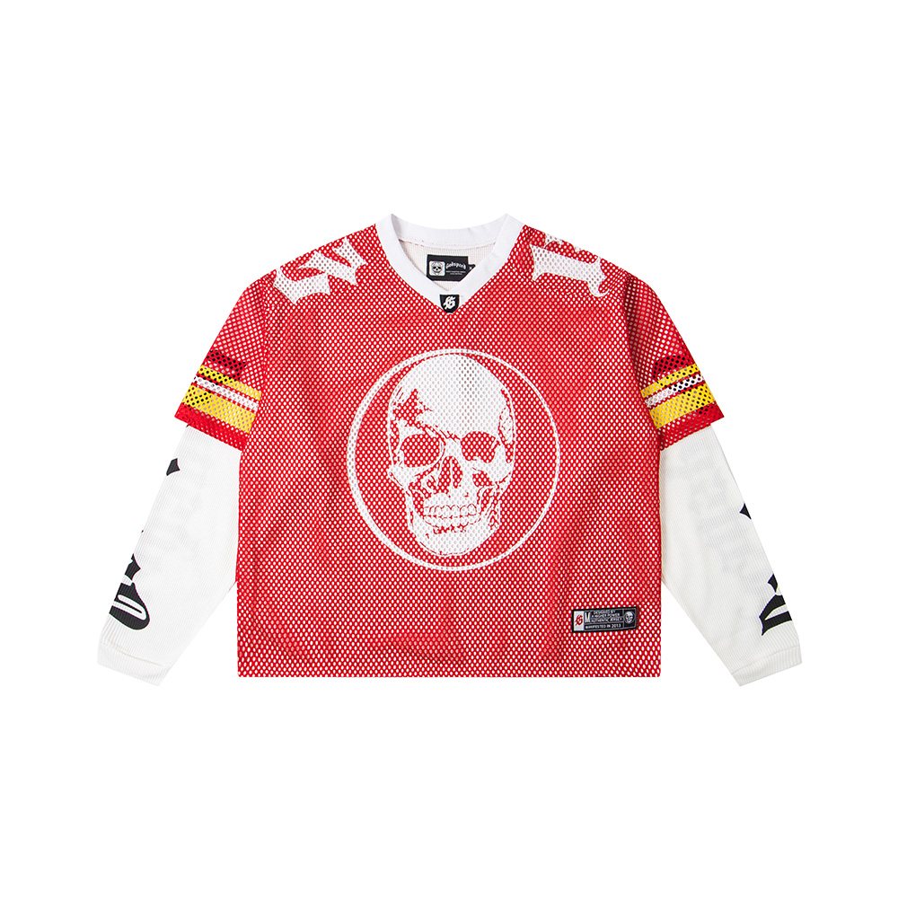 Godspeed Skull K-Back Mesh Long-Sleeve T-Shirt ¡ª hero