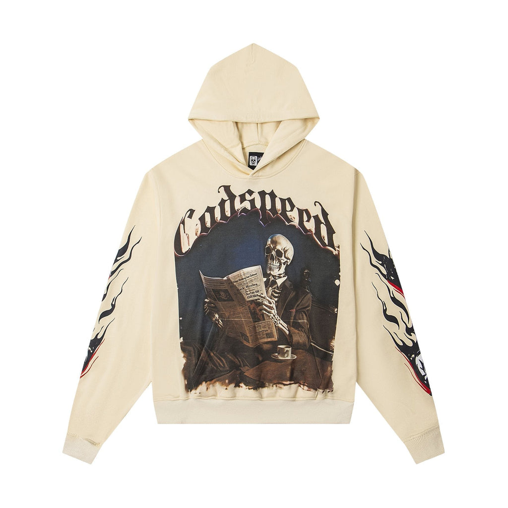 Godspeed Black Monday Skeleton Graphic Hoodie ¡ª front