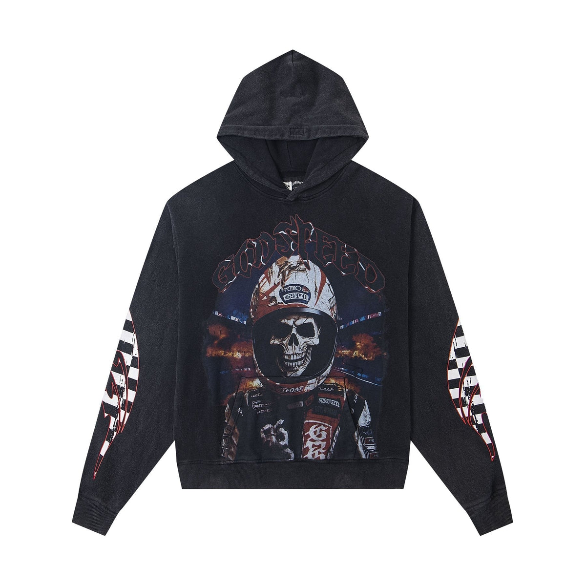 Godspeed Out of Many One Graphic Hoodie ¡ª front