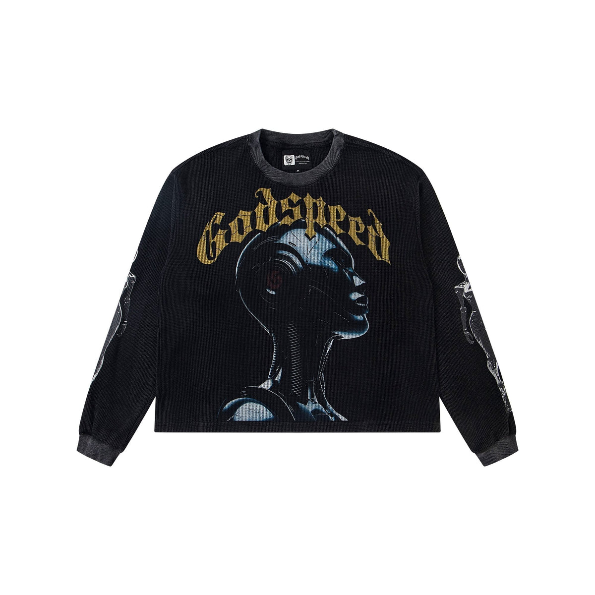 Godspeed Out of Many One Robot Graphic Long-Sleeve T-Shirt ¡ª hero