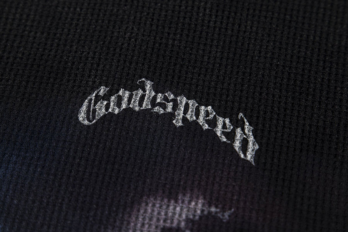 Godspeed Hollywood Graphic Waffle Long-Sleeve T-Shirt ¡ª detail