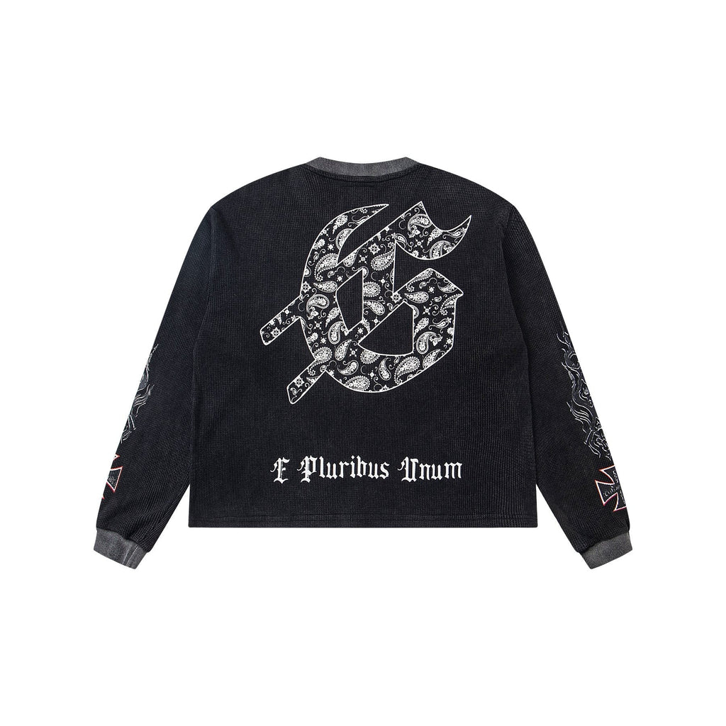 Godspeed Hollywood Graphic Waffle Long-Sleeve T-Shirt ¡ª back