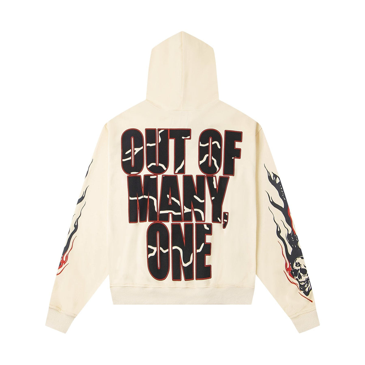 Godspeed Out of Many One Car Graphic Hoodie ¡ª back