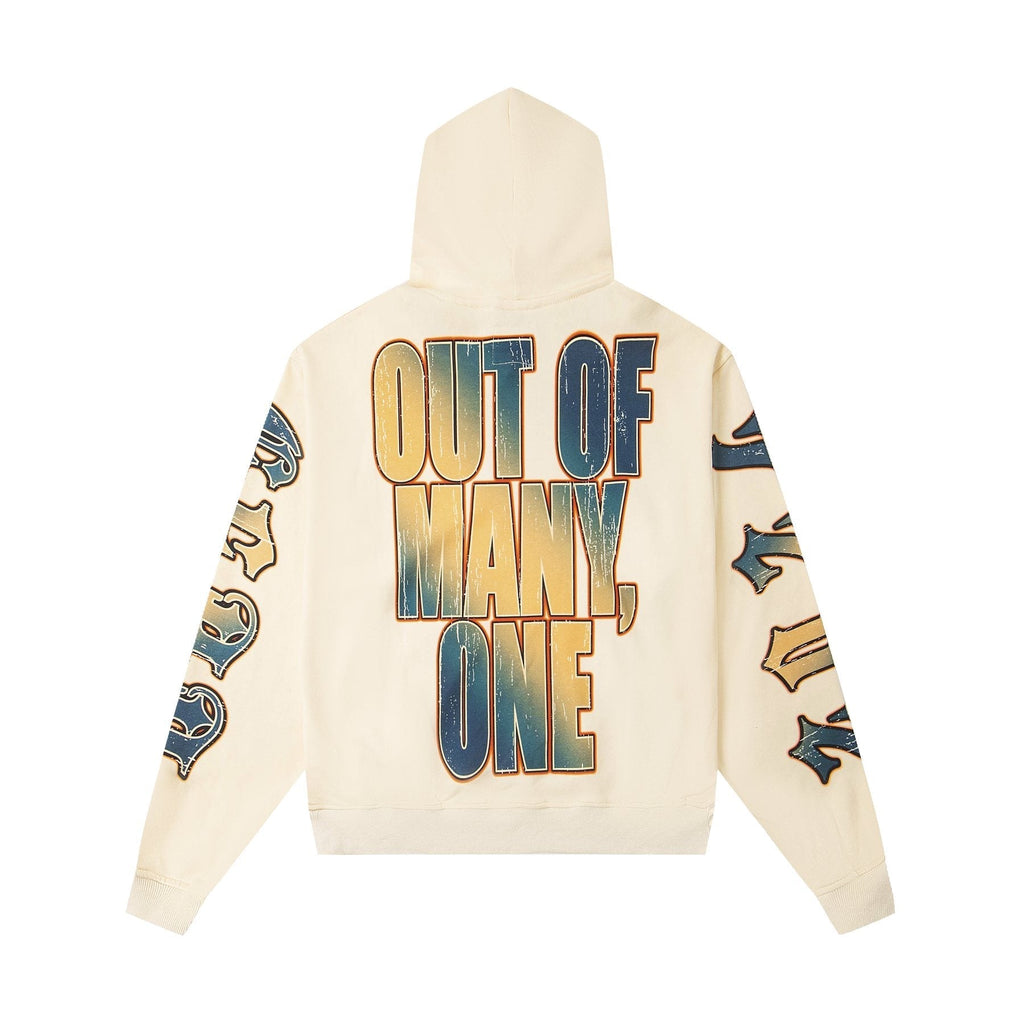 Godspeed Out of Many One Graphic Hoodie ¡ª back