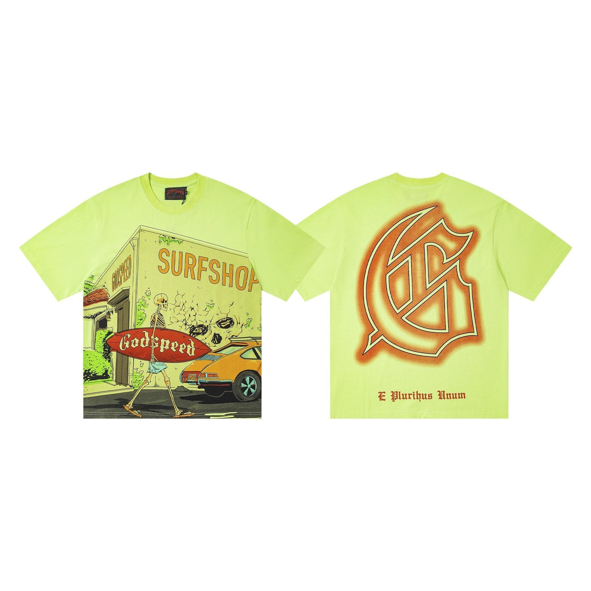 Godspeed Surfshop Graphic Short-Sleeve T-Shirt ¡ª front