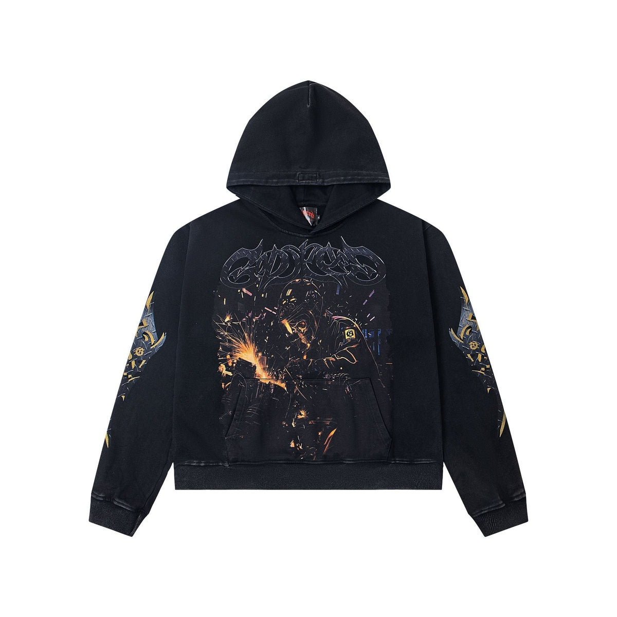 Godspeed Out of Many One Graphic Hoodie ¡ª front