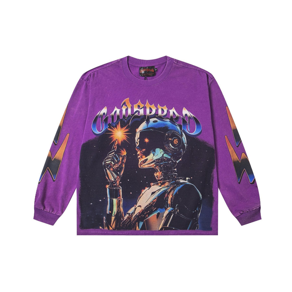 Godspeed E Pluribus Unum Washed Long-Sleeve T-Shirt ¡ª front