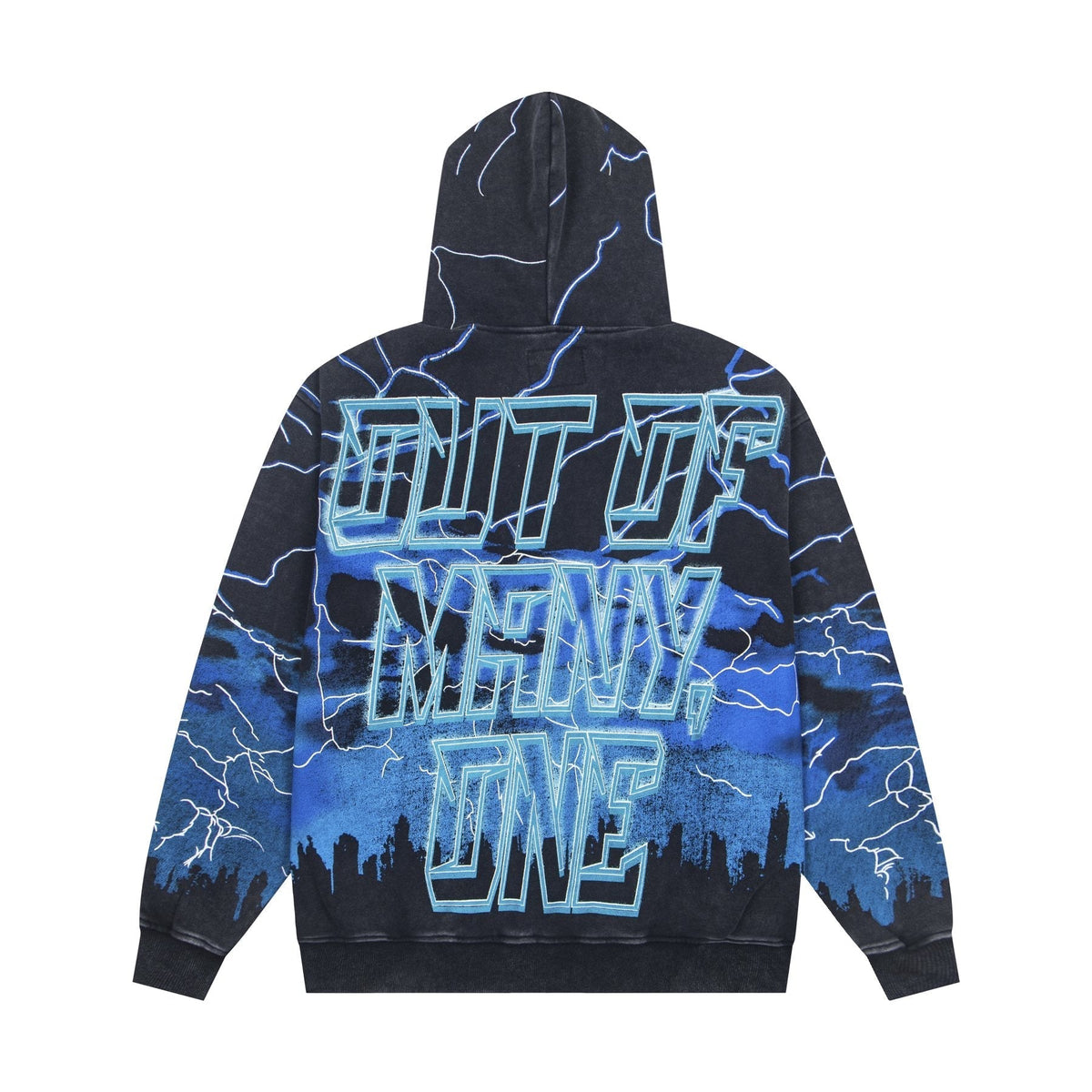 Godspeed Out of Many One All-Over Print Zip Hoodie ¡ª back