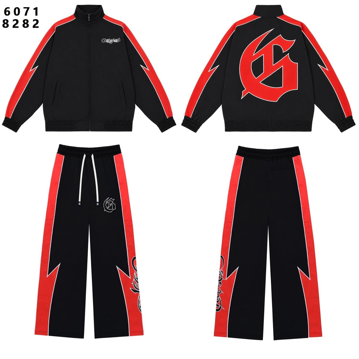 Godspeed Gothic G Contrast Panel Tracksuit Set ¡ª front