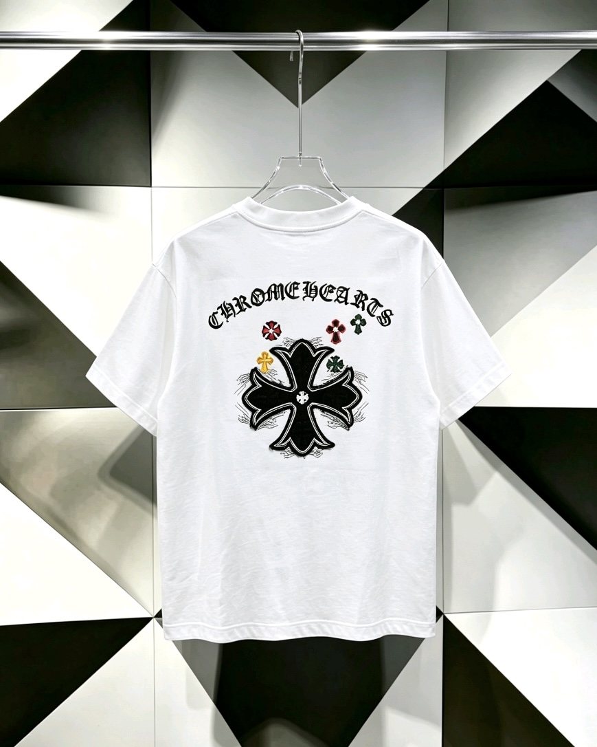 Chrome Hearts Cross Graphic Short-Sleeve T-Shirt ¡ª back