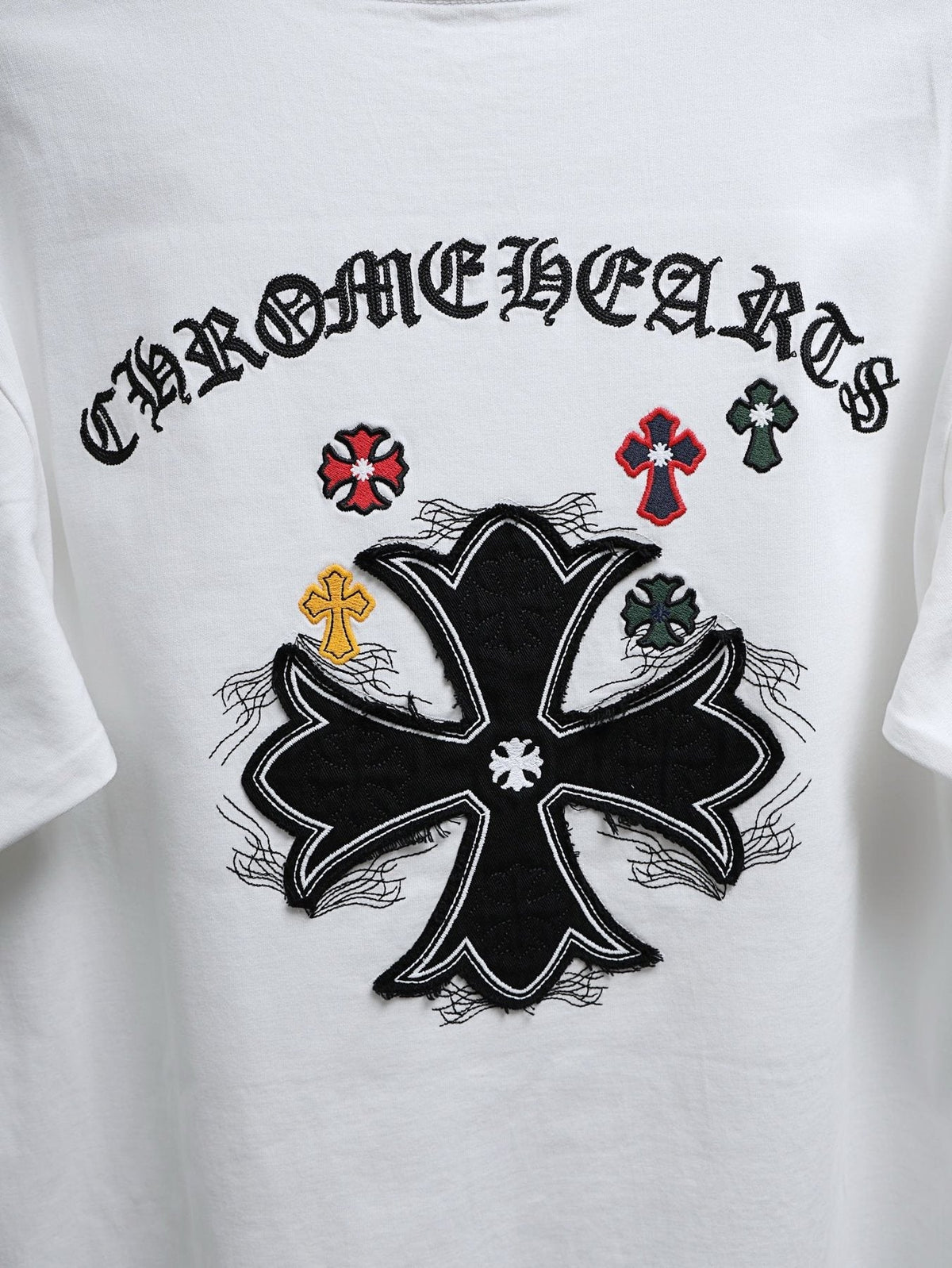 Chrome Hearts Cross Graphic Short-Sleeve T-Shirt ¡ª detail