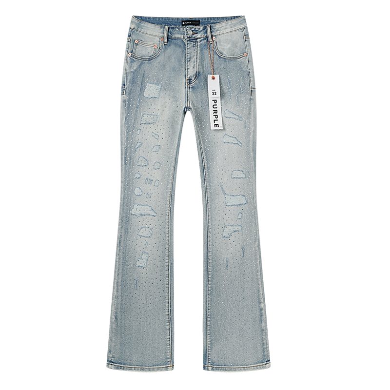 Purple Brand Dot Embellished Flared Jeans ¡ª hero
