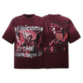 RARE PEACE Dark Warrior Angel Graphic Short-Sleeve T-Shirt ¡ª hero