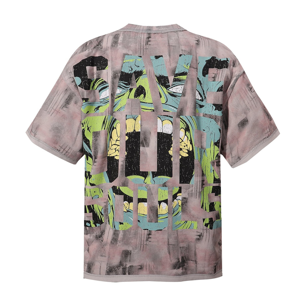 RARE PEACE Enraged Graphic Short-Sleeve T-Shirt ¡ª back