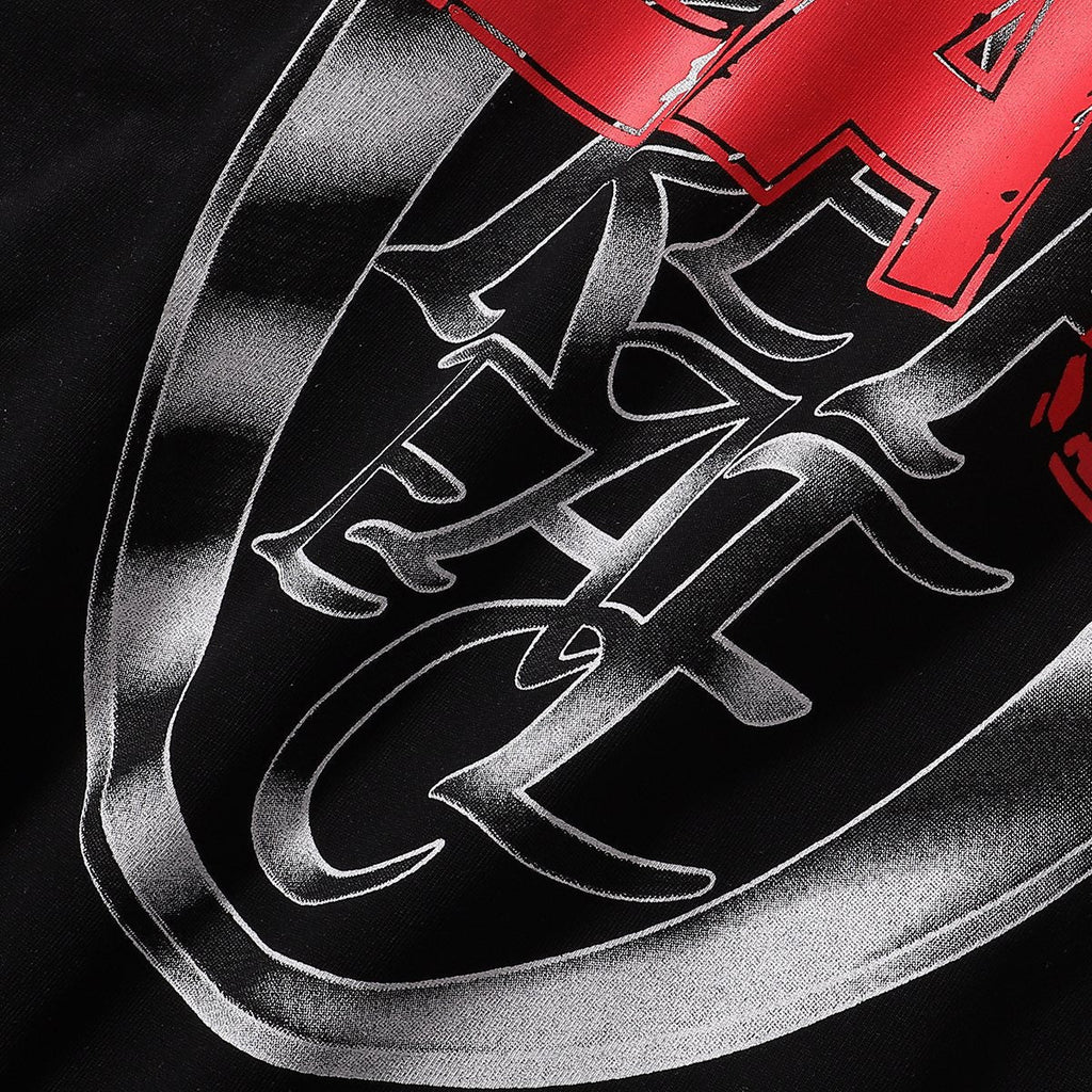 RARE PEACE No Longer Human Skull Graphic T-Shirt ¡ª detail