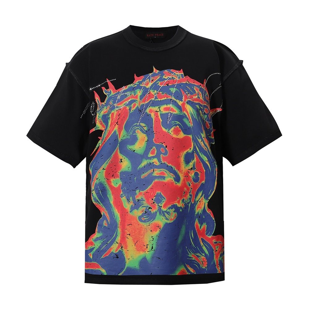 RARE PEACE 15 Decals Face Graphic T-Shirt ¡ª hero