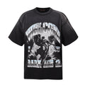 RARE PEACE Dark Age Washed Black Graphic T-Shirt ¡ª hero