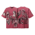 RARE PEACE Statues Rhinestone Graphic T-Shirt ¡ª hero